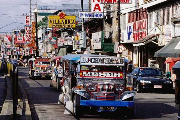Xe jeepney bản đồ đất nước Philippines