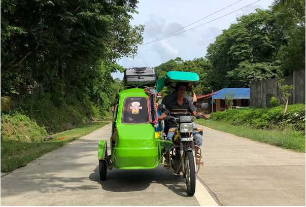 xe tricycle nổi tiếng tại thành phố ILOILO Philippines