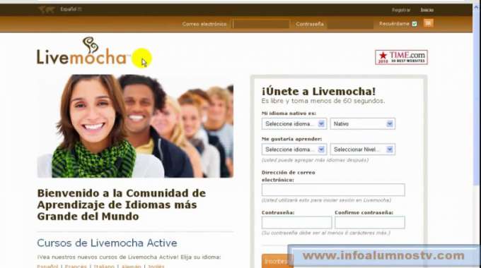 trang web học tiếng Anh miễn phí trên mạng livemocha